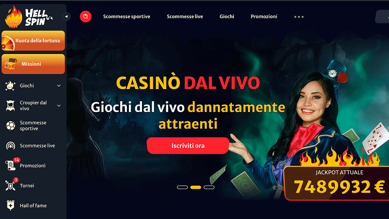 HellSpin casino non AAMS